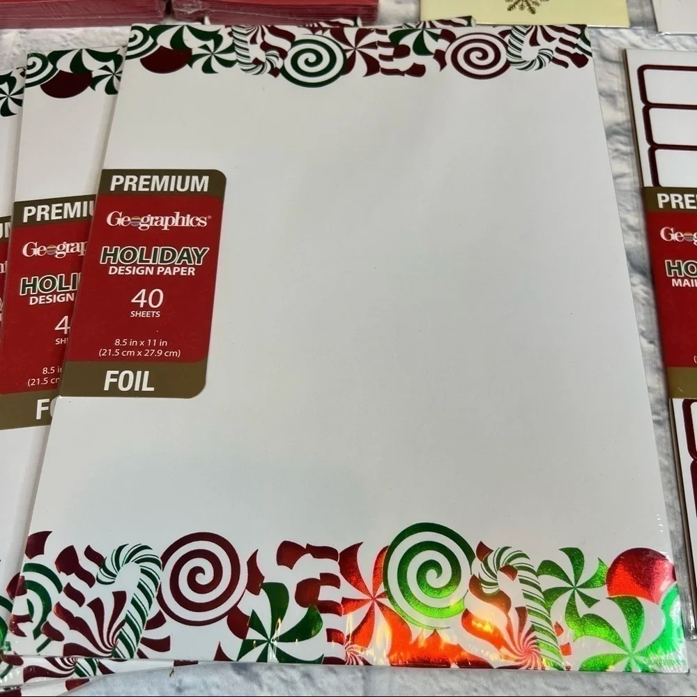 Holiday stationary Christmas card
